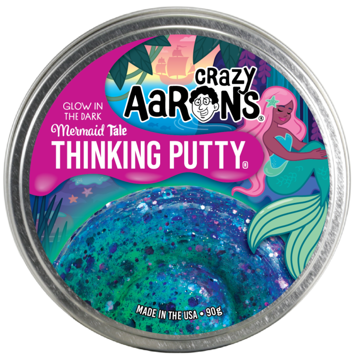 Crazy Aaron’s Thinking Putty Glow-Mermaid Tale