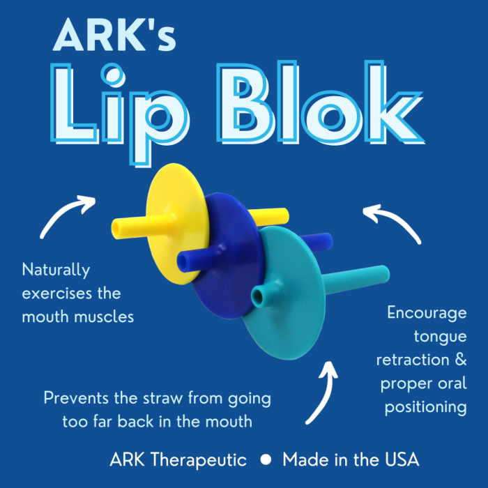 ARK therapeutic Lip BLok Infographic