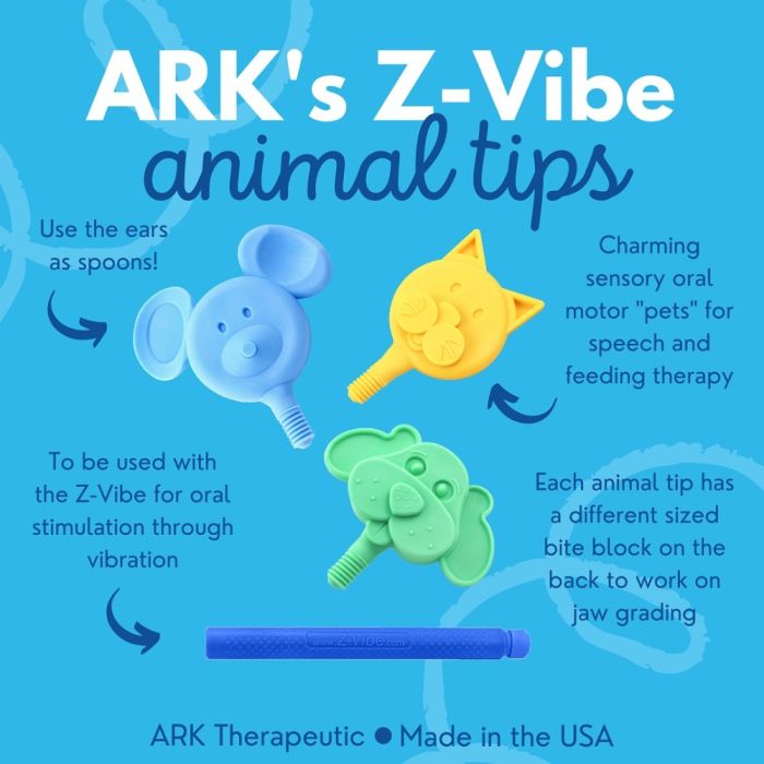 ARK's Animal Tips Z-Vibe Cat Dog Mouse Infographic