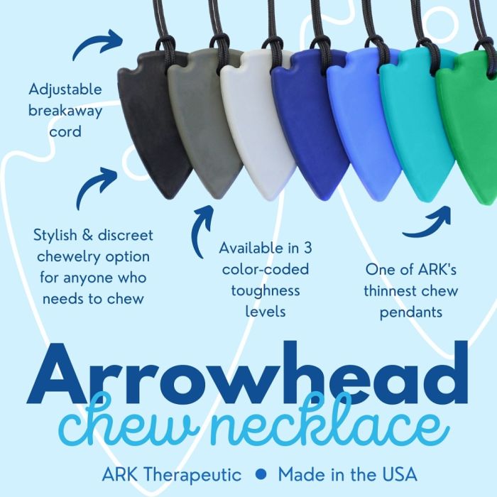 ARK's Arrowhead Chew Necklace Infographic