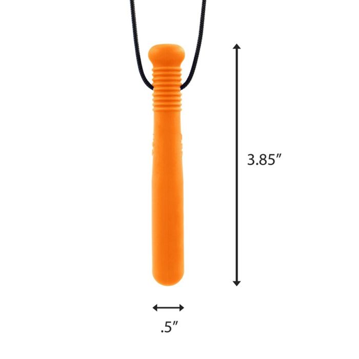 ARK's Baseball Bat Chew Necklace Measured