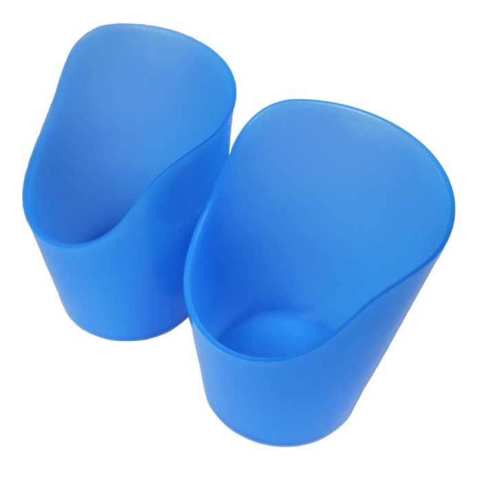 ARK's FlexiCup Nosey Cut Out Blue Medium Pack of 2