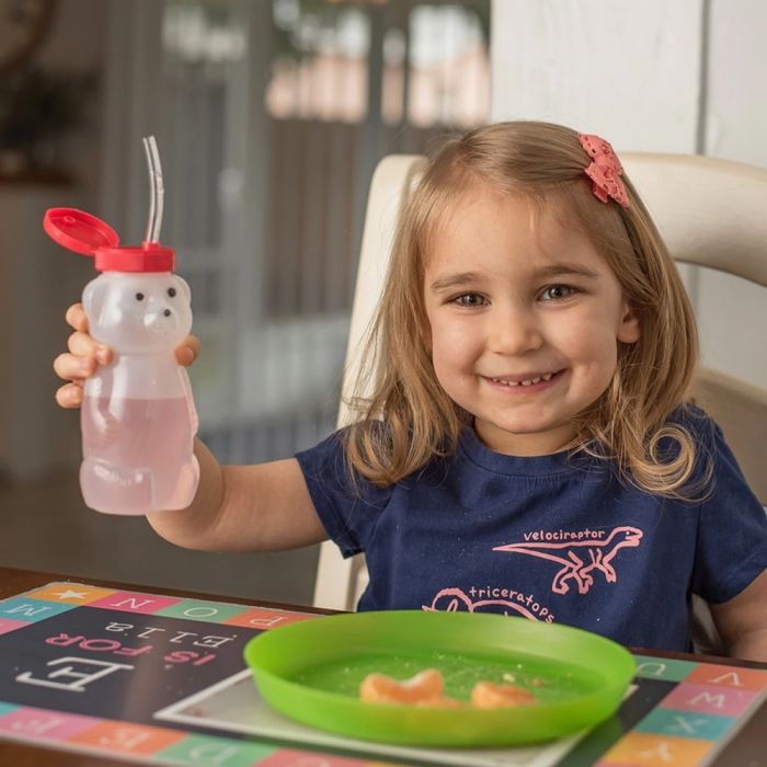 ARK's Honey Bear Bottle for Straw Drinking