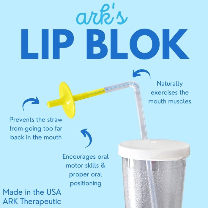 ARK's Lip Blok Mouthpiece Infographic