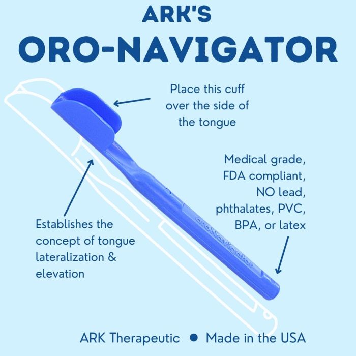 ARK's oro-Navigator Tongue Movement Tool Infographic