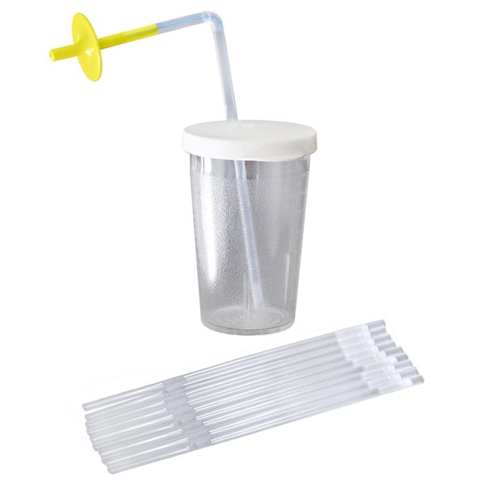 ARK's Sip Tip Cup with One Way Straws