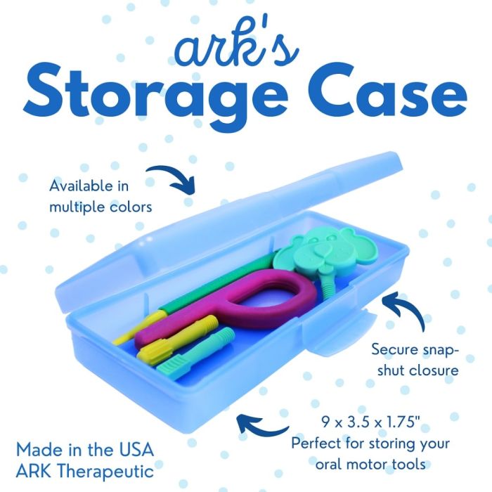 ARK's Storage Case Large Clear Translucent Infographic
