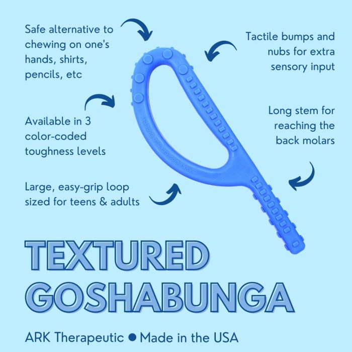ARK's Textured Goshabunga Grabber Chew Infographic