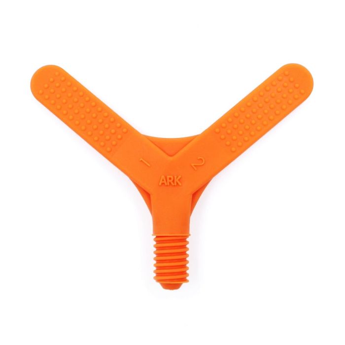 ARK's Y Tip Bite Blocks Jaw Stability Grading Z-Vibe Orange Thinnest