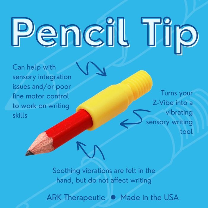 ARK's Z-Vibe Tran-Quill Pencil Tips Infographic