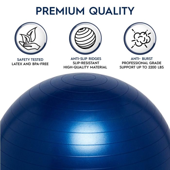 Bouncyband Balance Ball Chair 45cm Blue