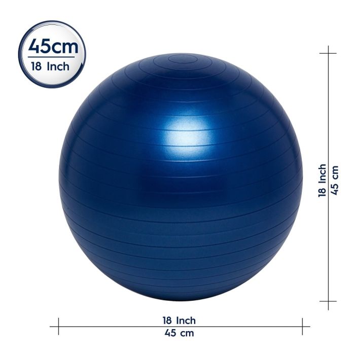 Bouncyband Balance Ball Chair 45cm Blue 