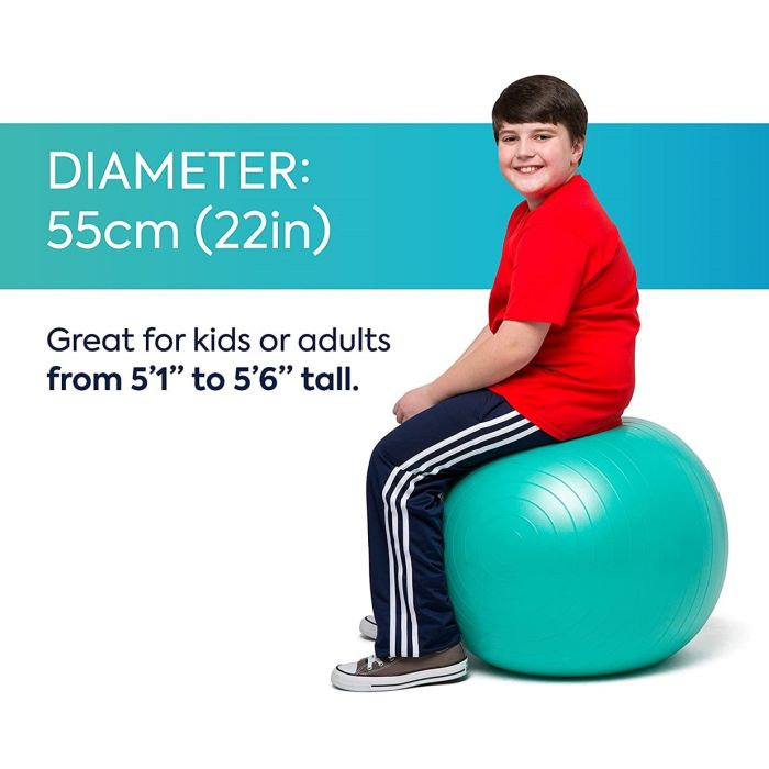 Bouncyband Balance Ball Chair 55cm Sizing