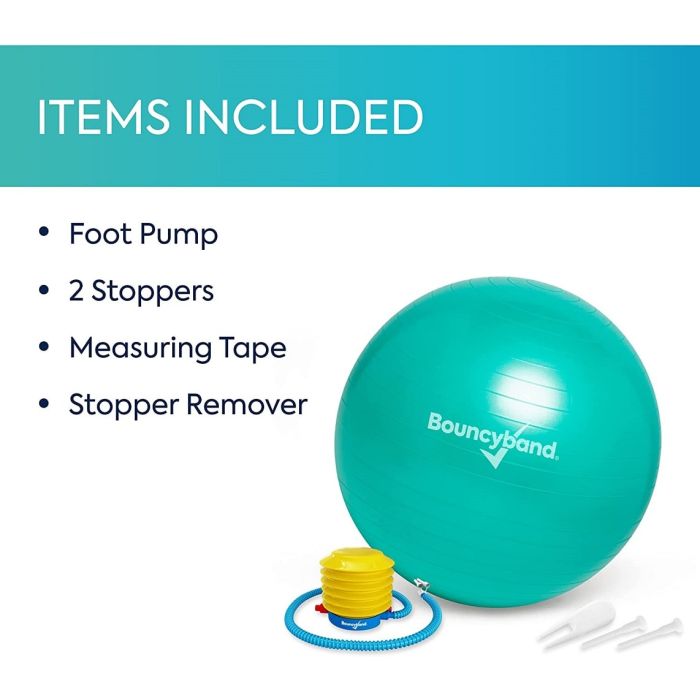 Bouncyband Balance Ball Chair Contents
