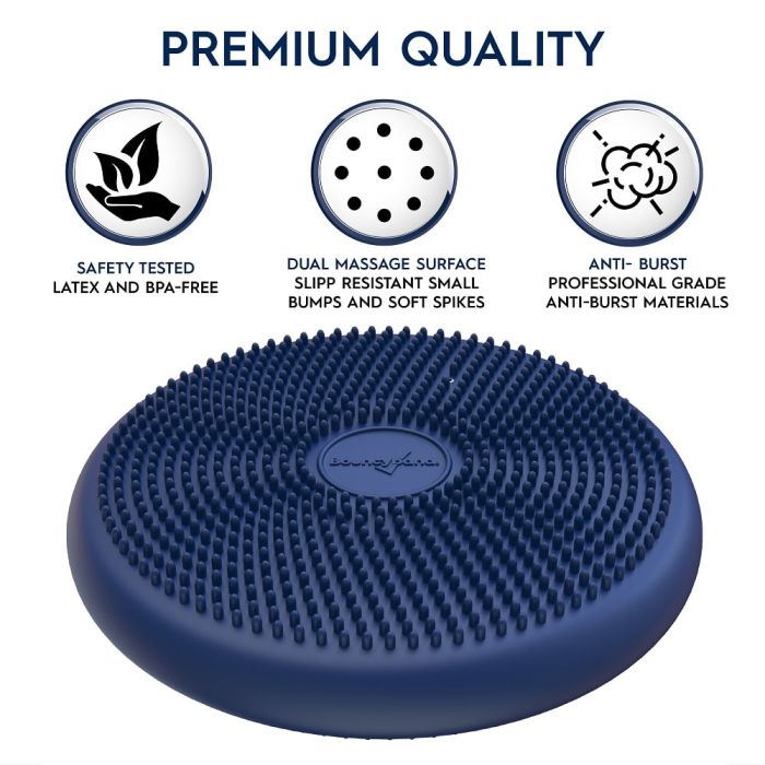 Bouncyband Wiggle Seat Big Sensory Cushion 33cm Blue