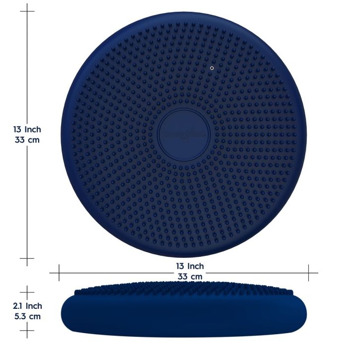 Bouncyband Wiggle Seat Big Sensory Cushion 33cm Blue