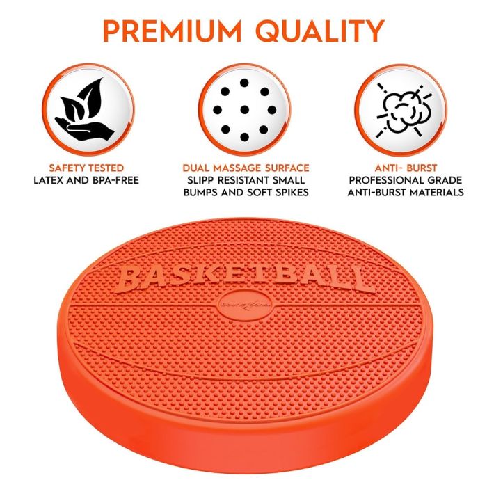 Bouncyband Wiggle Seat Fun Sensory Cushion Basketball