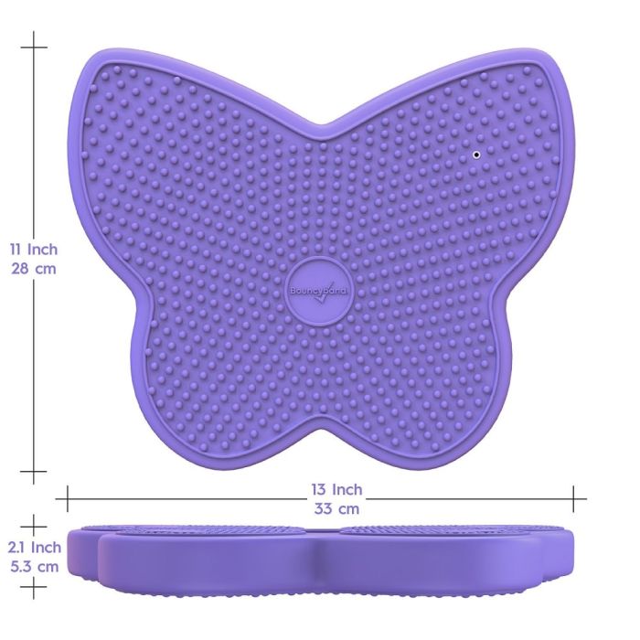 Bouncyband Wiggle Seat Fun Sensory Cushion Butterfly