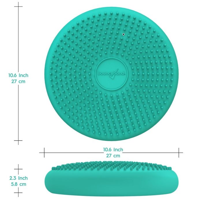 Bouncyband Wiggle Seat Little Sensory Cushion 27cm Green 