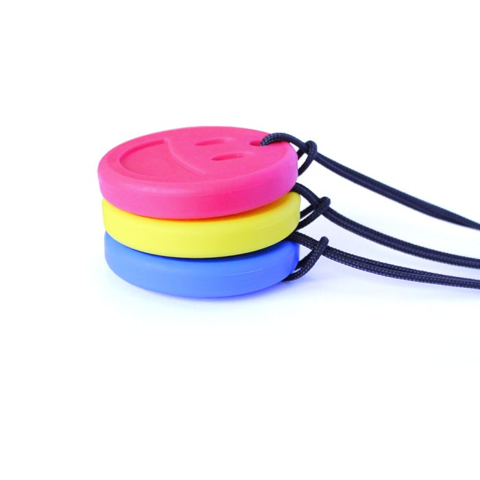 ARK's Smiley Face Chew Necklace (One Supplied)