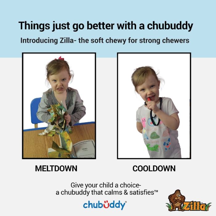 Chubuddy Chewubbles Zipper Zilla Benefits