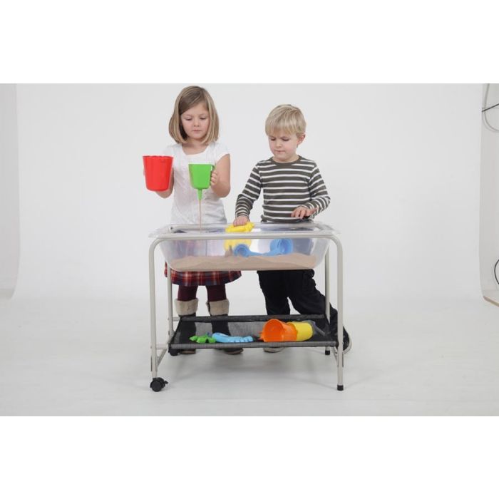Clear Sand and Water Tray with Stand Edx Education