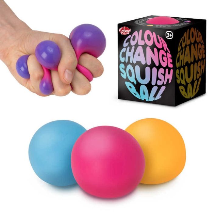 Colour  Change Squish Ball 38429 Tobar HGL