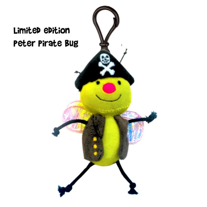 Content & Calm TrayKit TravelBug Keyring Peter Pirate Bug
