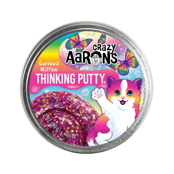 Crazy Aaron's Thinking Putty Curious Kitten