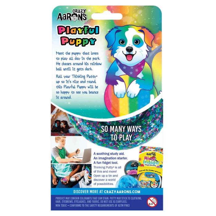 Crazy Aaron's Thinking Putty Playful Puppy