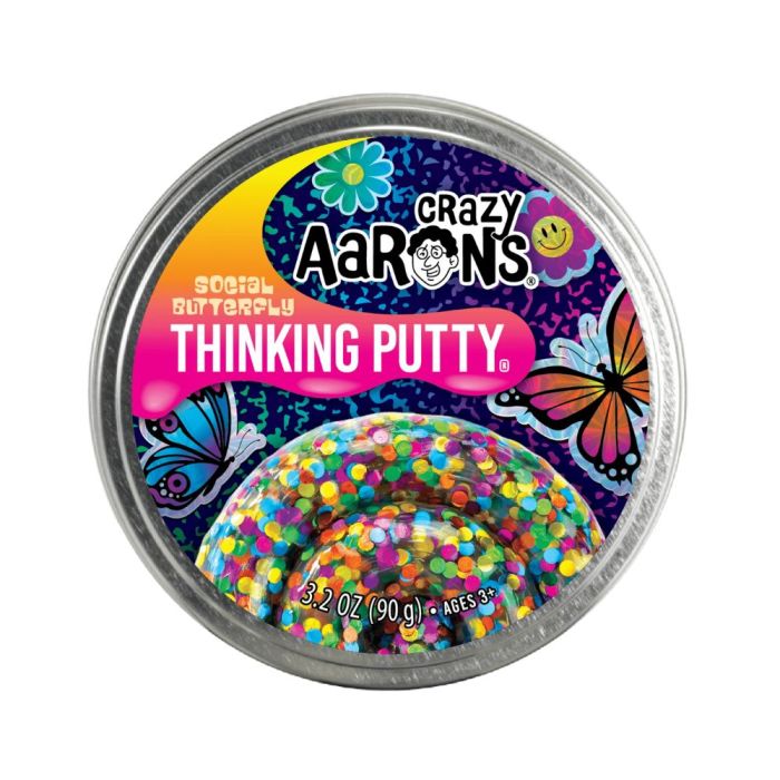 Crazy Aaron's Thinking Putty Trendsetters Social Butterfly