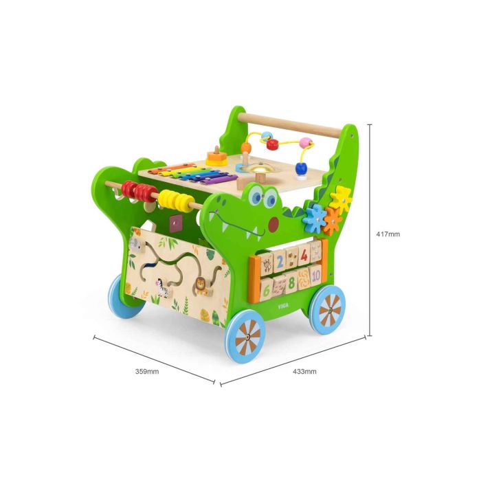 Crocodile Activity Walker 76097 Viga Toys