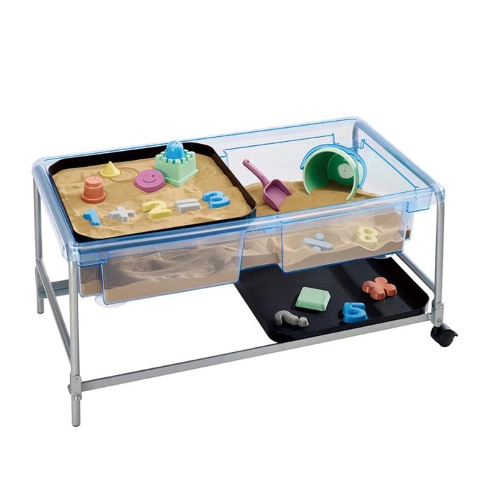 Edx Premium Sand and Water Tray with Lids and 58cm Stand