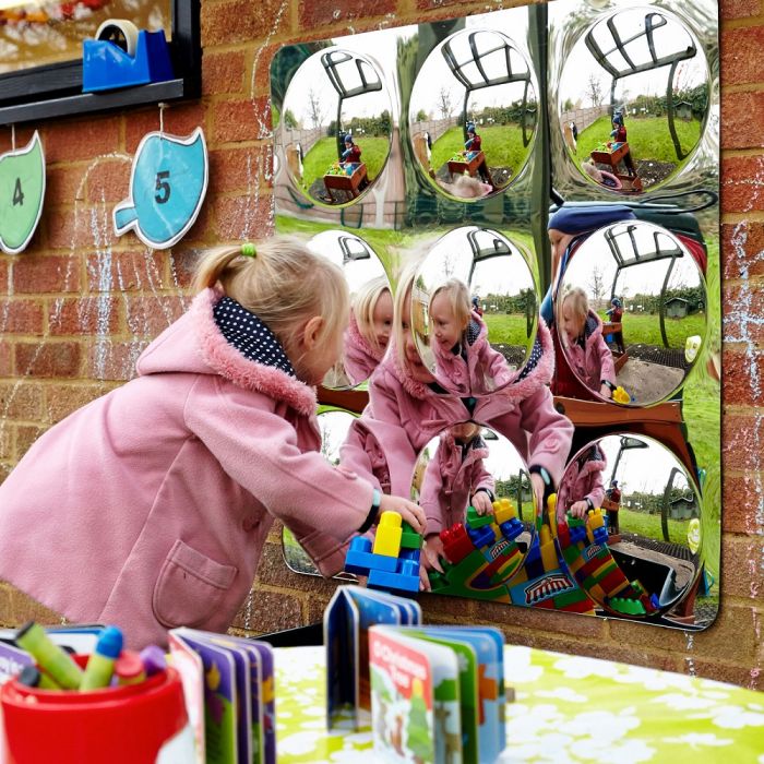 Giant 9-Domed Acrylic Mirror Panel 74214 TickiT 