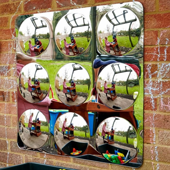 Giant 9-Domed Acrylic Mirror Panel 74214 TickiT 