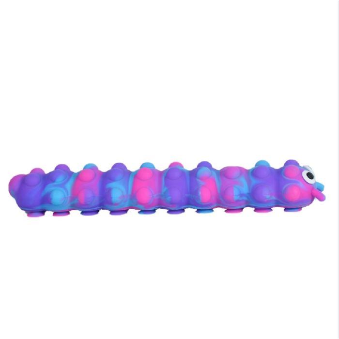 Light Up Suction Push Popper Caterpillar SV21418 Tobar HGL