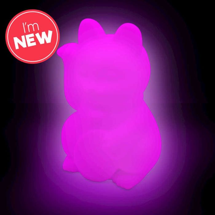 Lumez Squishy Colour Changing Lucky Cat Light 38748 Tobar