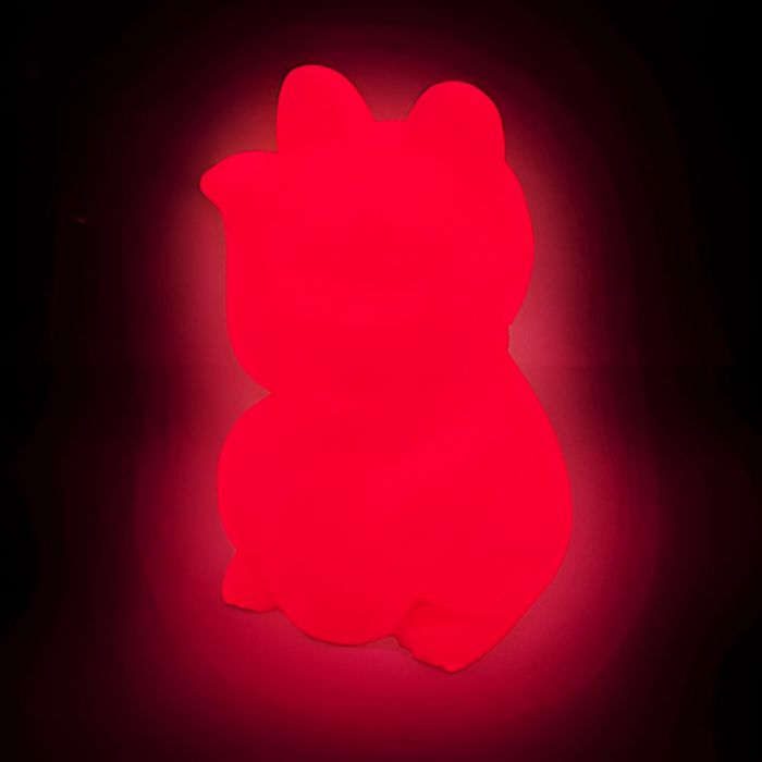 Lumez Squishy Colour Changing Lucky Cat Light 38748 Tobar