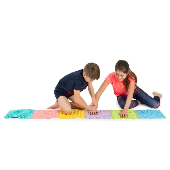 Massage Puzzle Floor Tiles Set of 6 TEXMP6 Playlearn