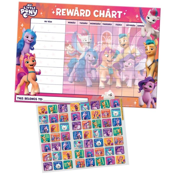 My Little Pony Reward Chart Paper Projects