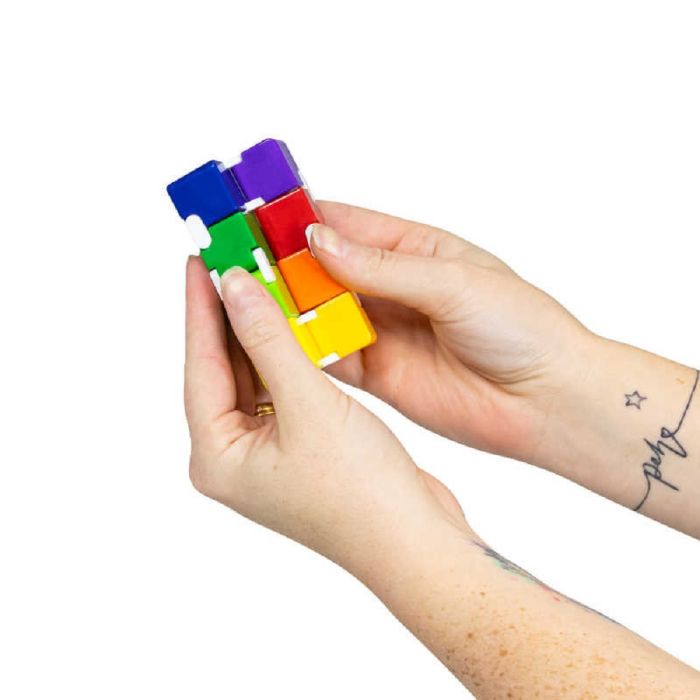Neon Infinity Cube Fidget SV21515 HGL