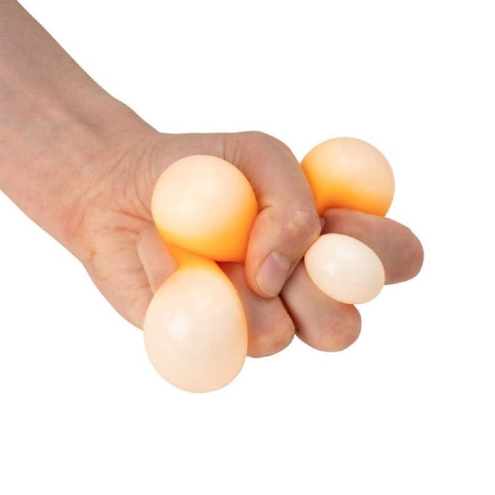 Neon Squish Ball 38438 Tobar HGL Orange