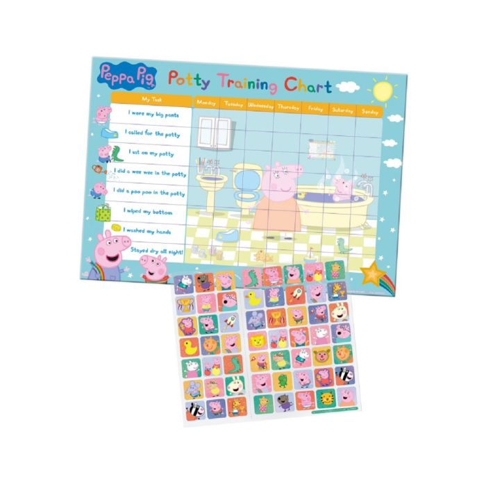 Peppa Pig Potty and Toilet Training Chart 