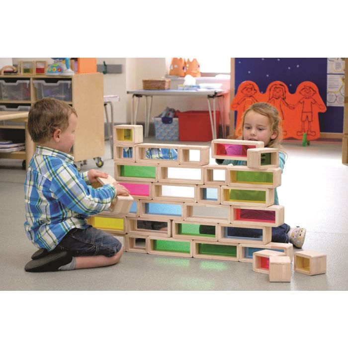 Rainbow Bricks 36 Pack 73380 TickiT Commotion