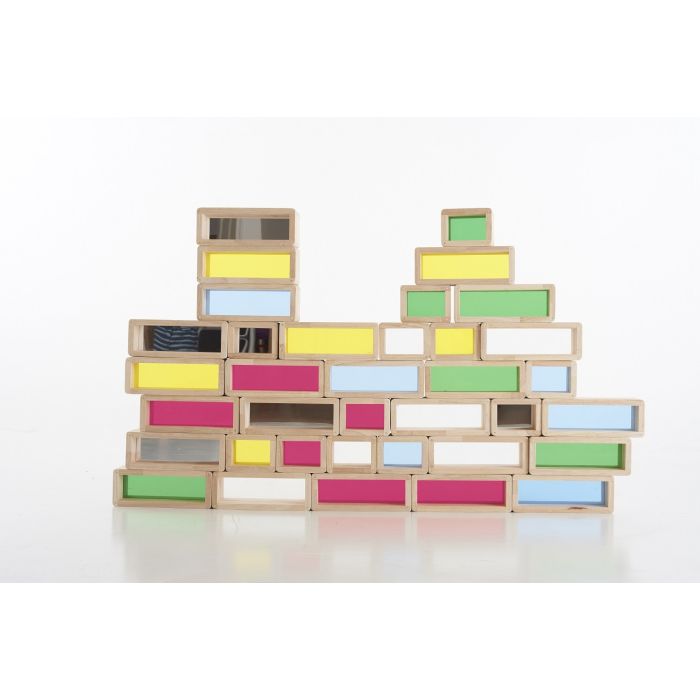 Rainbow Bricks 36 Pack 73380 TickiT Commotion