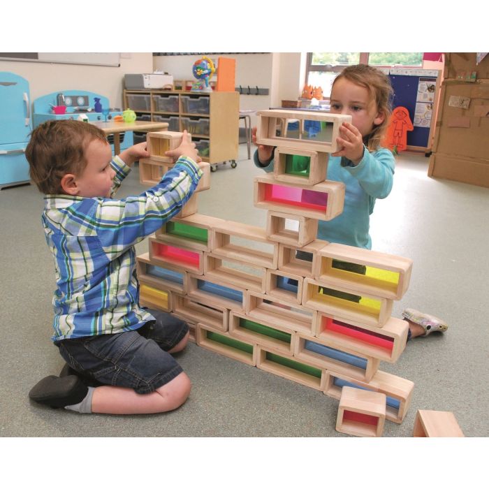 Rainbow Bricks 36 Pack 73380 TickiT Commotion