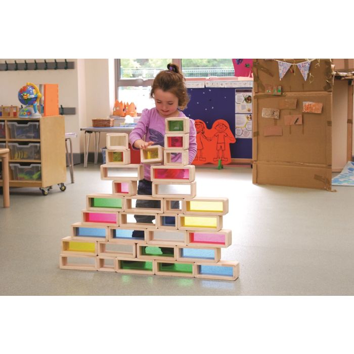 Rainbow Bricks 36 Pack 73380 TickiT Commotion