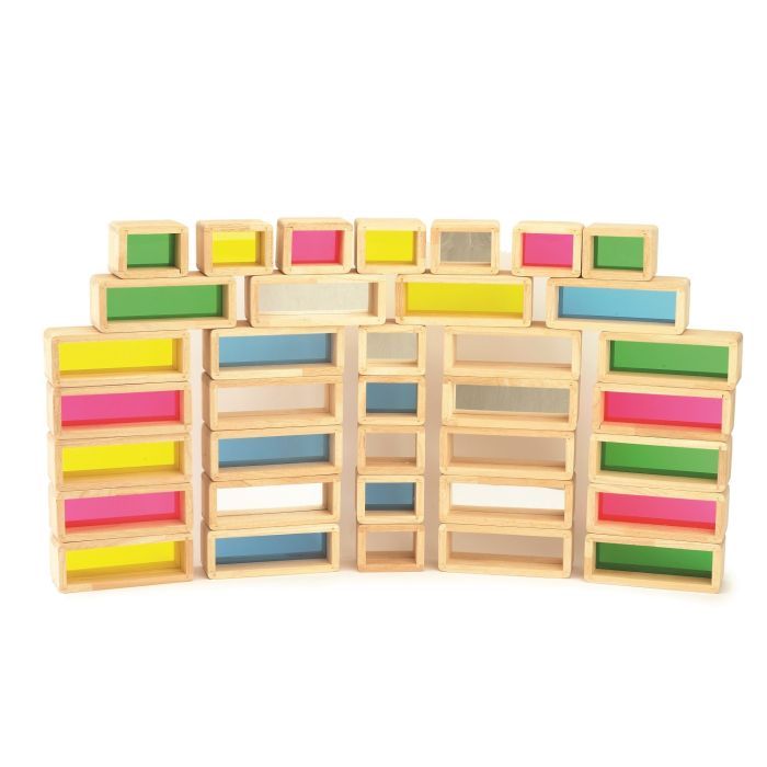 Rainbow Bricks 36 Pack 73380 TickiT Commotion