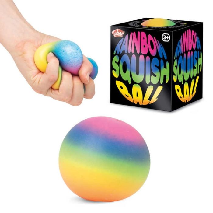 Rainbow Squish Ball 38440 Tobar HGL