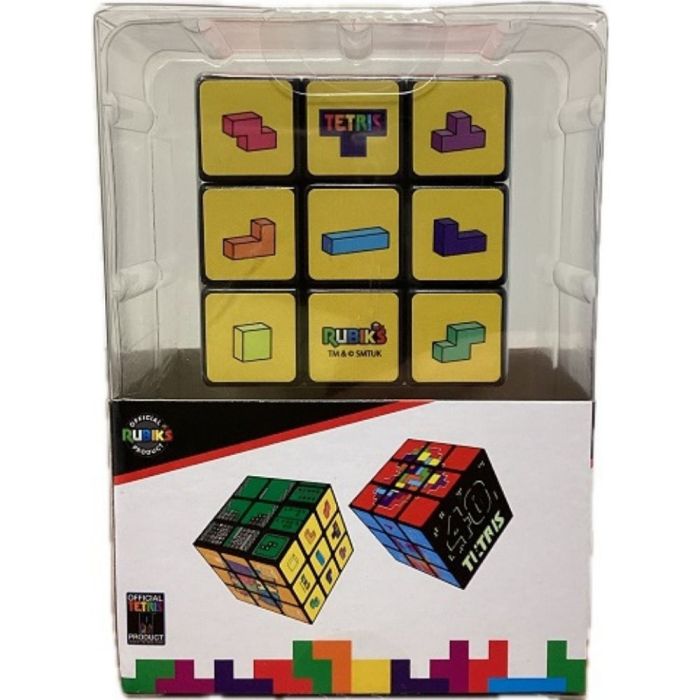 Rubik’s Cube Tetris Limited Edition – Classic Puzzle Meets Iconic Game | Collector’s Cube for Ages 8+